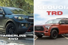Explorer 2025 Explorer Timberline vs Sequoia TRD Pro With 437HP Off-Road Power