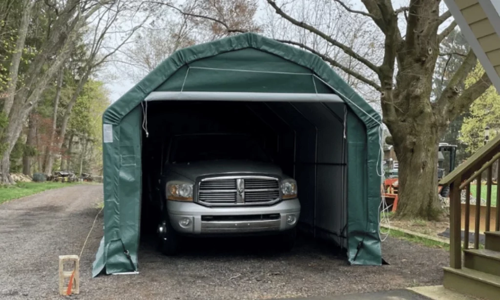 How to Choose a Temporary Garage for Snowy Climates