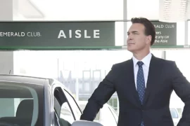Patrick Warburton Runs Into Loverboy at the National Car Rental Ad